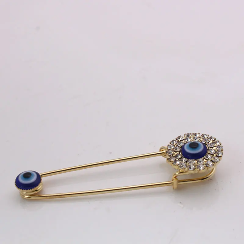 ZKD Ислам Мусульманский Турецкий Дурной глаз нержавеющая стальная брошь|Броши| |