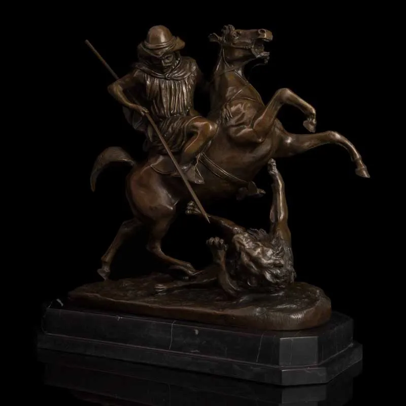 ATLIE бронзовая скульптура римские воины статуи Металл книги по искусству Декор