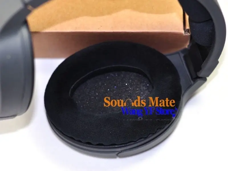 DIY Серебряный гладкий бархат подушки амбушюры для Sennheiser HD545 HD565 HD580 HD600 HD650 наушники
