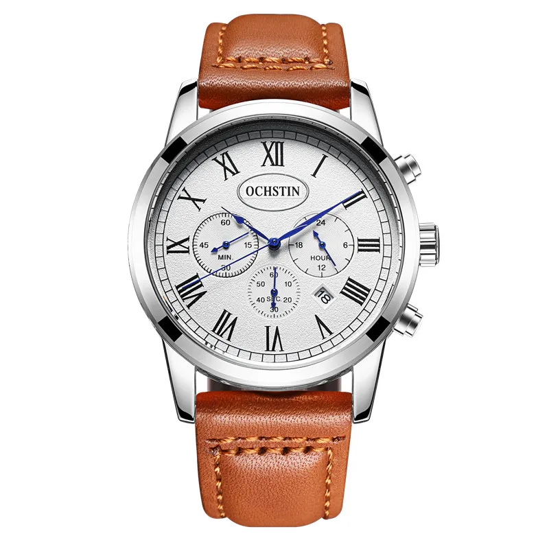 Новые роскошные брендовые OCHSTIN мужские спортивные часы кварцевые армейские