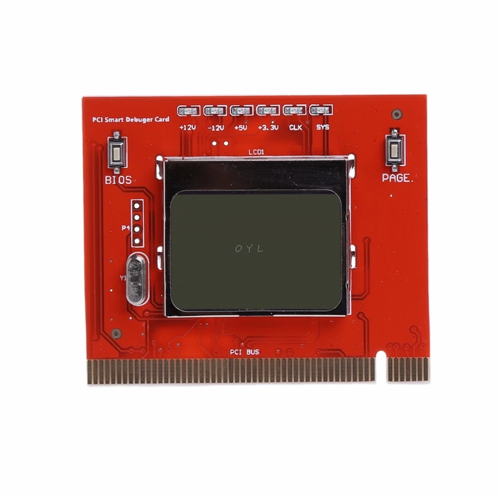 Компьютерный Анализатор компьютерной платы с ЖК дисплеем PCI диагностический