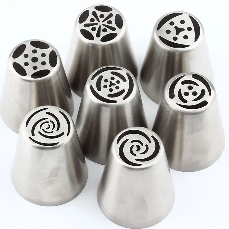 7 шт. кондитерские изделия из нержавеющей стали|Наборы кондитерских насадок| |