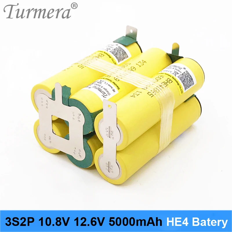 Новый оригинальный 3S 12 6 V 4S 16 8 аккумулятор 18650 HE4 2500mah 20A ток разряда для
