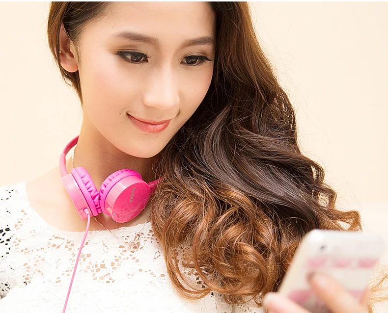 Foldable Stereo 3.5mm Wired Headphone Over Ear Headset with Microphone Phone Earphone for Smart PC Laptop Computer MP3 MP4 | Электроника