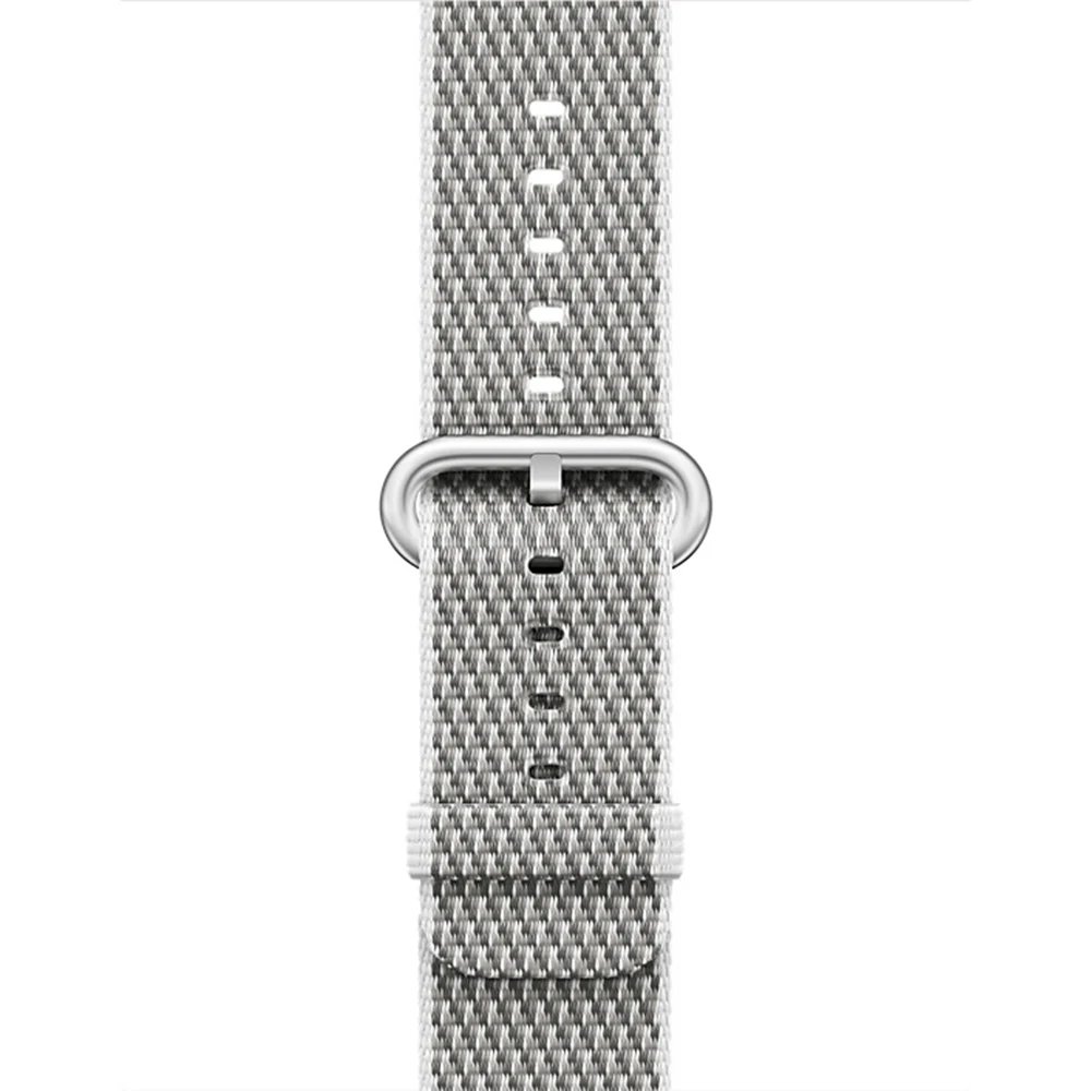 White Check Ремешок URVOI Весна для apple watch серии 5 4 3 тканый нейлоновый ремешок для iWatch 44mmpride edition Классическая Пряжка ткань-как - Цвет ремешка: White Check