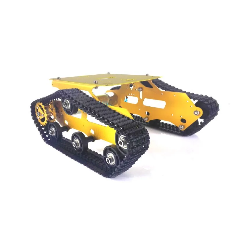 TR400 Танк гусеничный алюминиевый шасси Интеллектуальный автомобиль робот танк с 37
