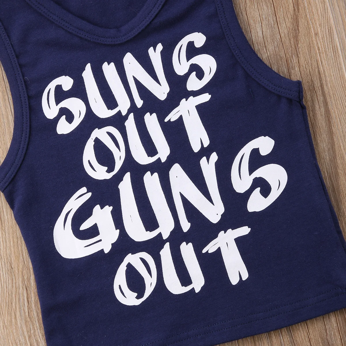 Newborn Toddler Kid Baby Boy Letters Tops Infant Summer Sleeveless T-shirt Vest Clothes |