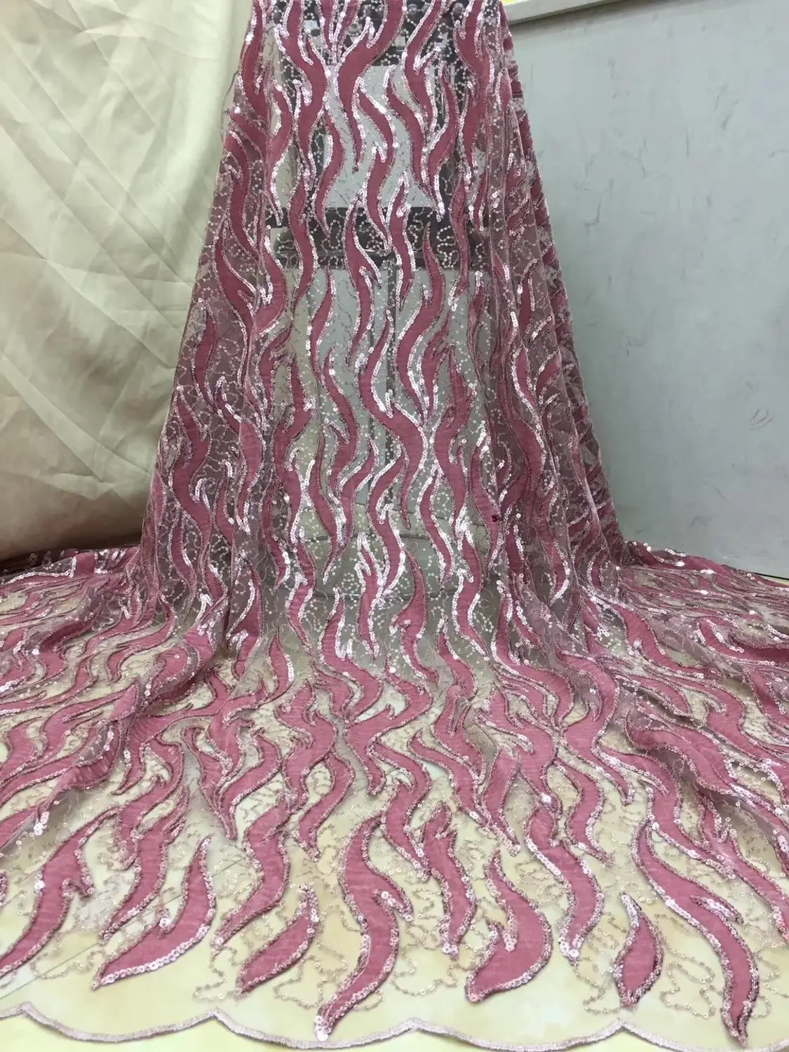 2019 новейший стиль Шампанское Золото Высокое качество африканская бархатная