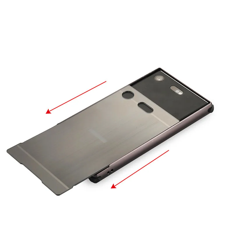 Для sony Xperia XZ1 компактный противоударный чехол с металлическим каркасом с матовой задней крышкой чехол для sony Xperia XZ1 Compact