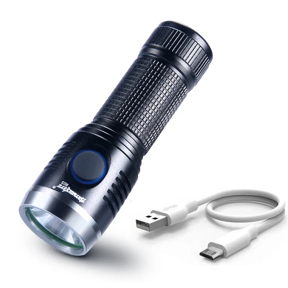 Мини USB Перезаряжаемый T6 военный светодиодный фонарик факел Лампа 18650