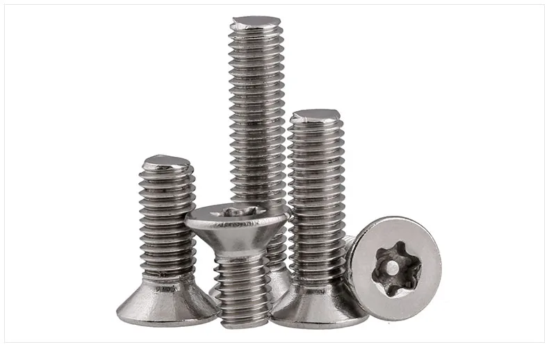 

GB2673 304 six-lobe screws Anti-theft screws M3 M4 M5 M6 screws flat head with plum blossom Column core blots