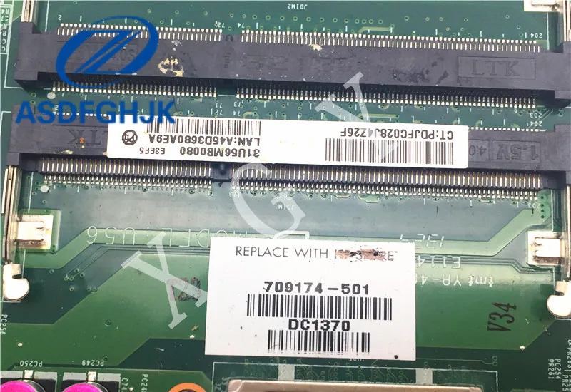 Ноутбук motherboard709174-501 709174-001 для HP Pavilion 15-B материнская плата DA0U56MB6E0 телефона