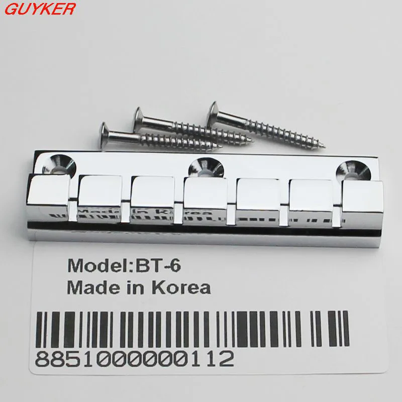 

Electric guitar chrome 6 string suitable for double headed SG guitar