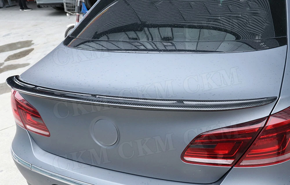 Для CC задний спойлер крыло багажника для Volkswagen VW Passat CC Sandard 2009- корпус из углеродного волокна отделка стикер автомобиль Стайлинг