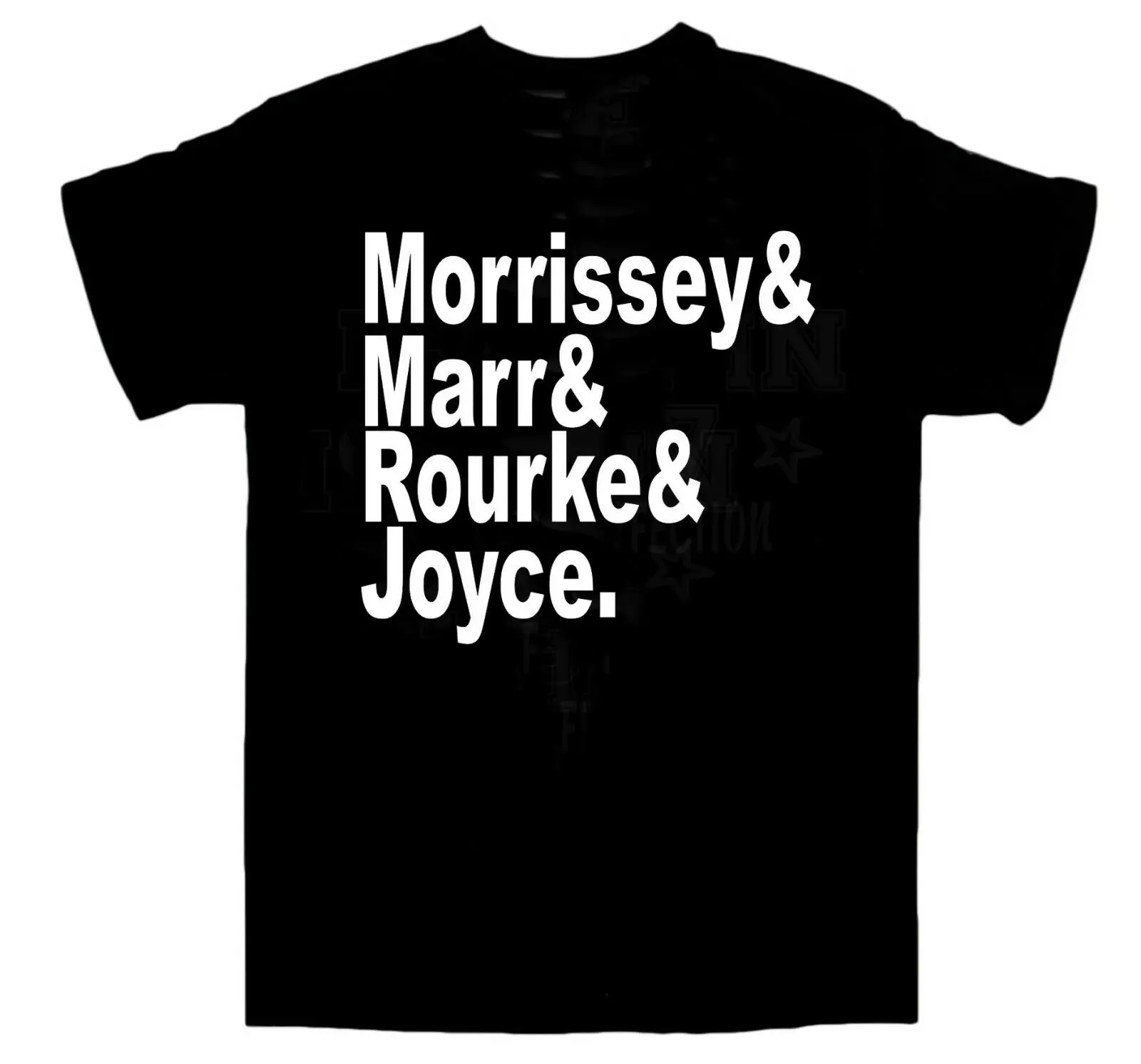 Футболка Smiths &quotMorrissey &amp Marr Rourke Joyce&quot/инди-музыка/Рождество/большая популярная
