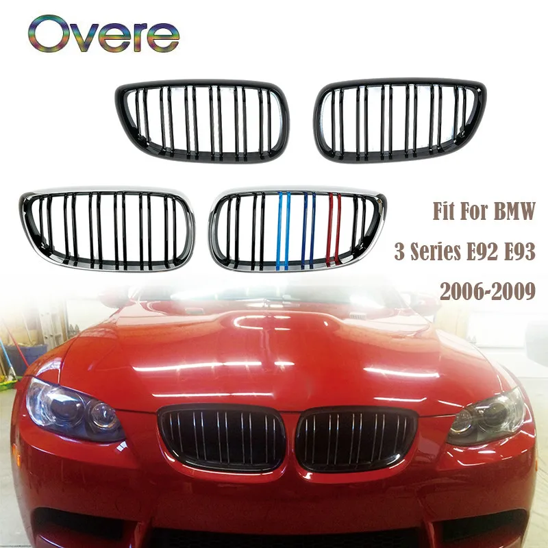 Овере автомобильный передний бампер гоночные решетки для BMW E92 E93 3 серии Coupe M3 2006
