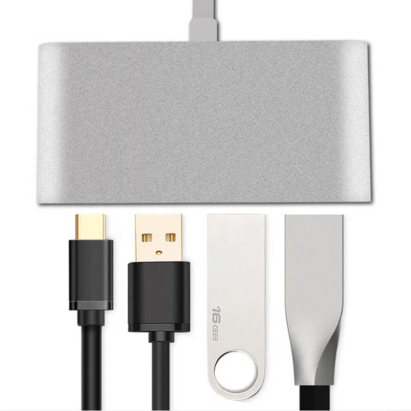 USB концентратор 2 0 Мульти Высокоскоростной разветвитель 4 порта все в одном
