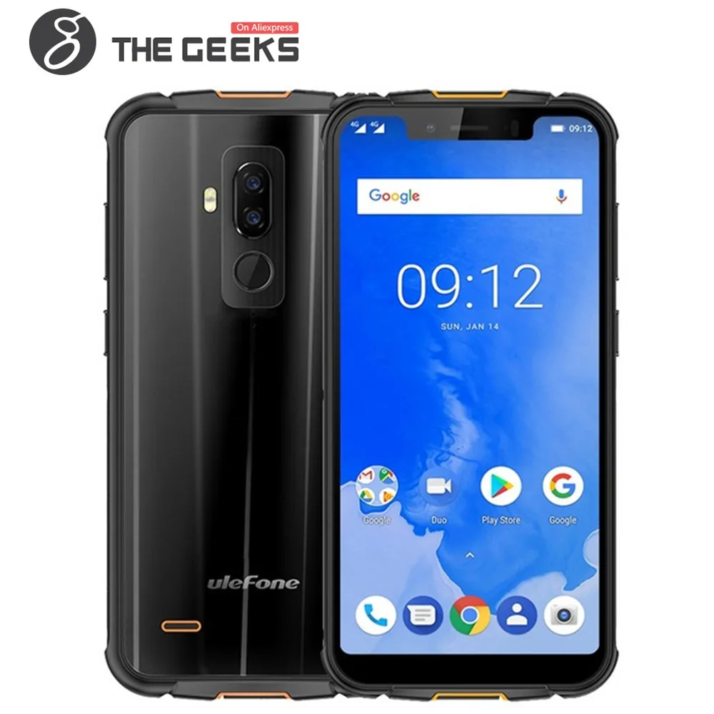 Ulefone Броня 5 IP68 Водонепроницаемый мобильный телефон 85 &quotHD + Octa Core 4 GB 64 Android 8 1 NFC Face ID