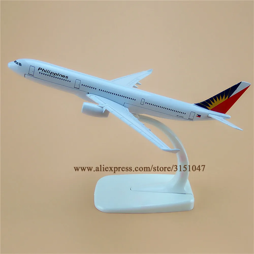 Модель самолета из металлического сплава модель авиакомпании Филиппины A330