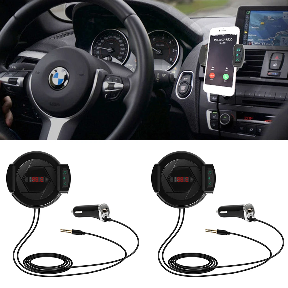 Multi функции Bluetooth Car Kit fm передатчик и автомобильный держатель мобильного телефона