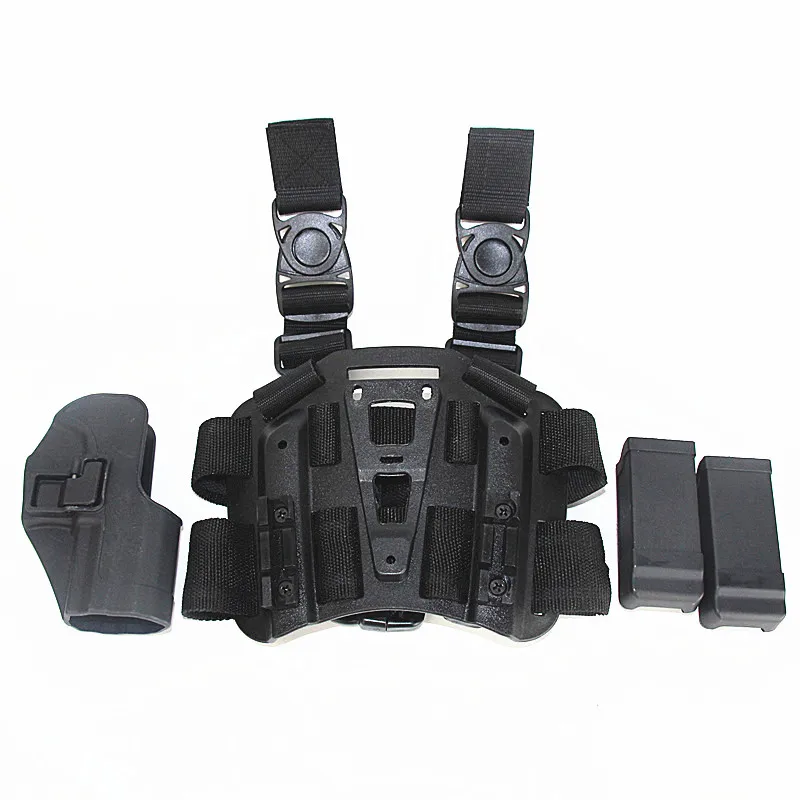 Тактическая набедренная кобура для охоты армии Военная Униформа Airsoft Для Пистолетов Glock 17 19 22 M9 1911 P226 USP ножная кобура Принадлежности для охоты