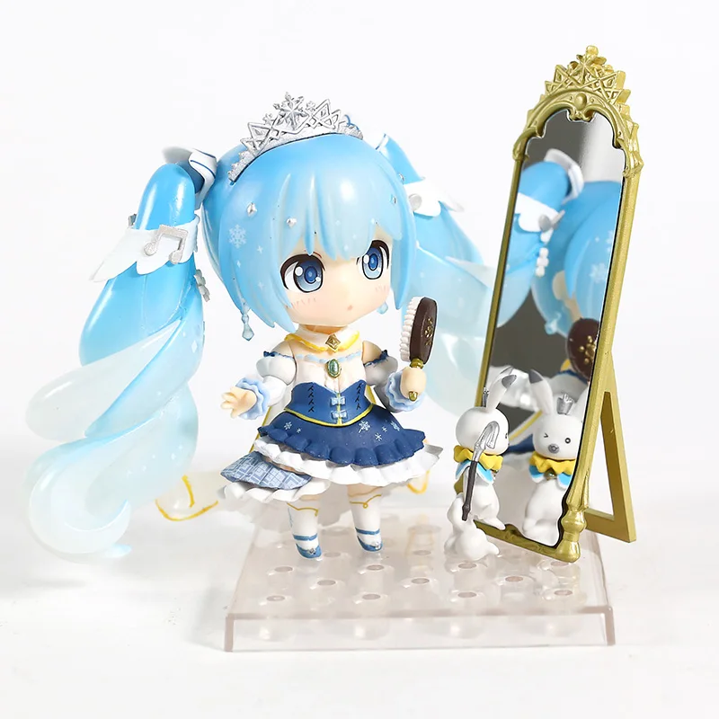 Хацунэ Мику и кролик юкин Снег Мику вер. Nendoroid 1000 ПВХ фигурка Коллекционная модель игрушки