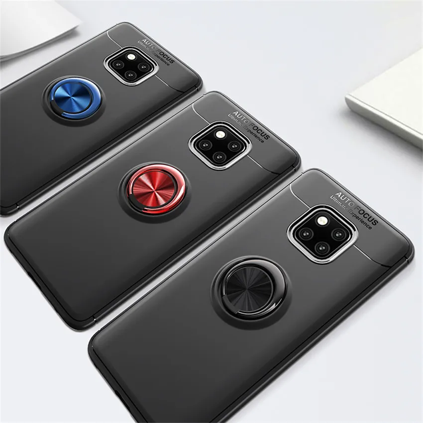 Чехол для huawei P20 mate 20 10 9 Pro P10 P9 P8 Lite Plus Автомобильный держатель Подставка магнитное кольцо Крышка Honor 10 8x Max 8c Note Nova 3 3i
