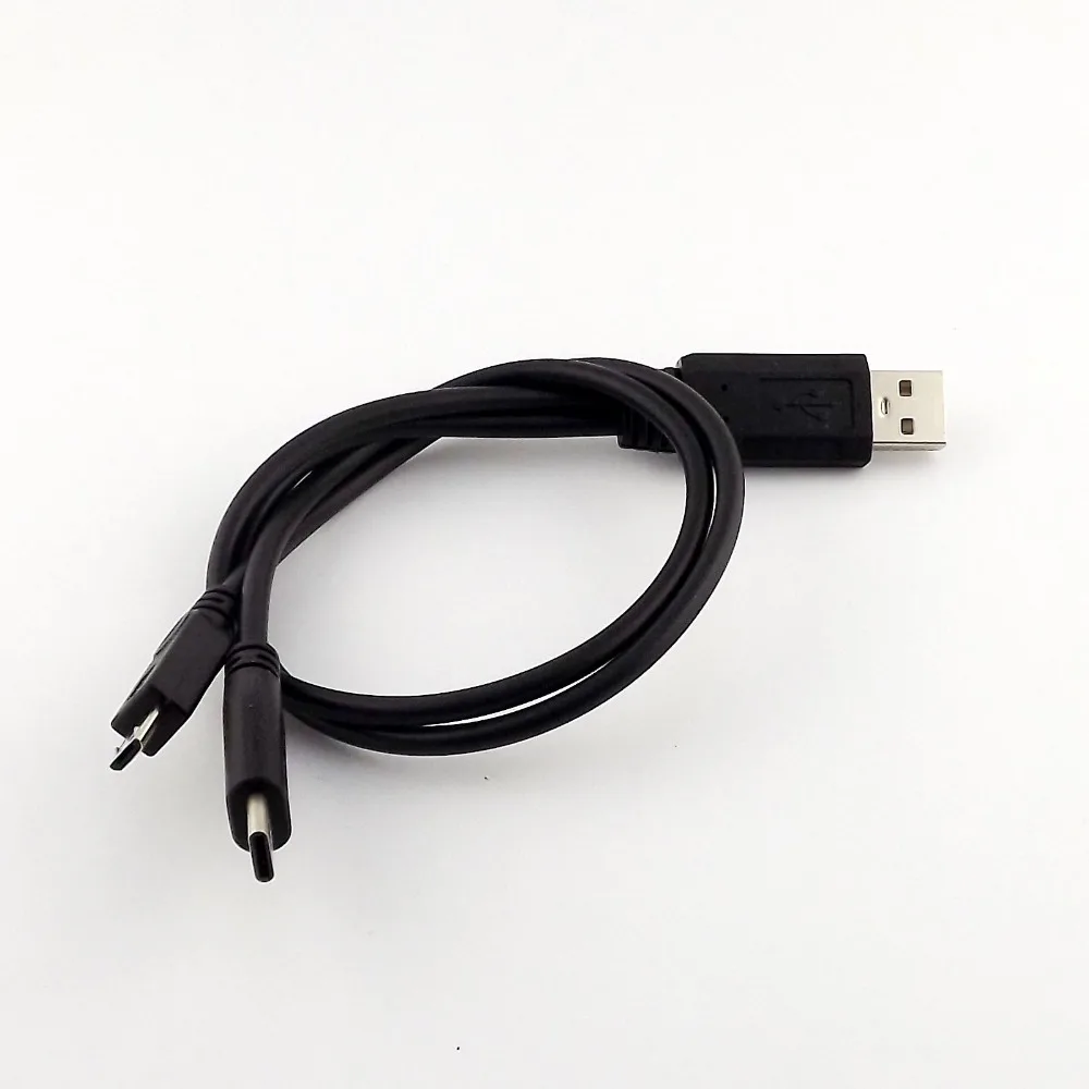 1 шт. Переходник USB 2 0 A папа Micro B + 3 типа C кабель для зарядки и синхронизации данных