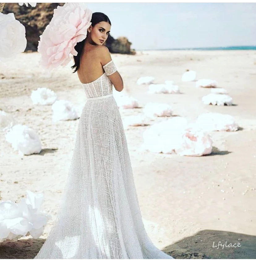 2019 LFY Hot 5 yard African sequins french embroidery tulle lace fabric wedding party gown DIY cloth garment | Дом и сад