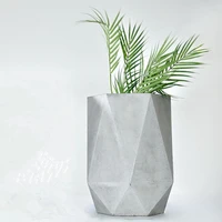 concrete planter mold cylinder silicone cement vase mould nordic simple design handmade flower pot tool