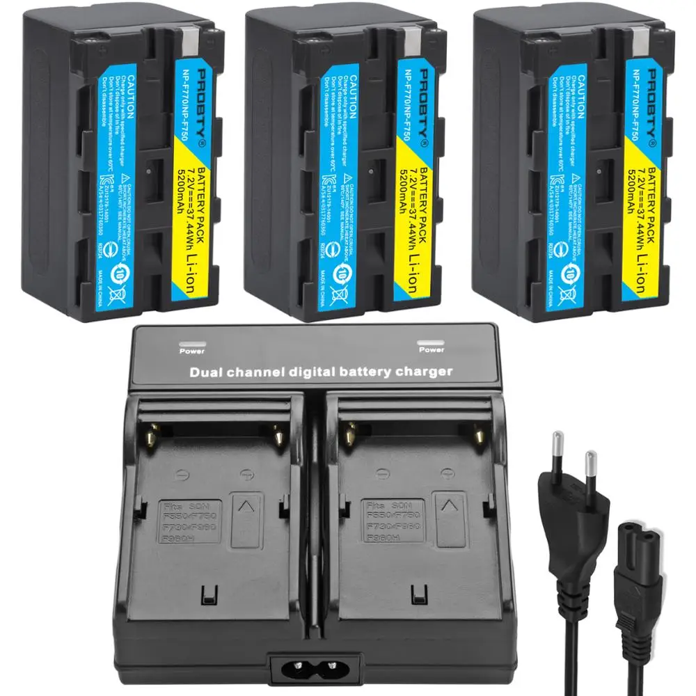 Для sony NP-F770 NP-F750 NP F770 батарея для Sony CCD-RV100 SC5 TR940 TR917 Камера CN-160 CN-216 CN-304 YN 300 VL600