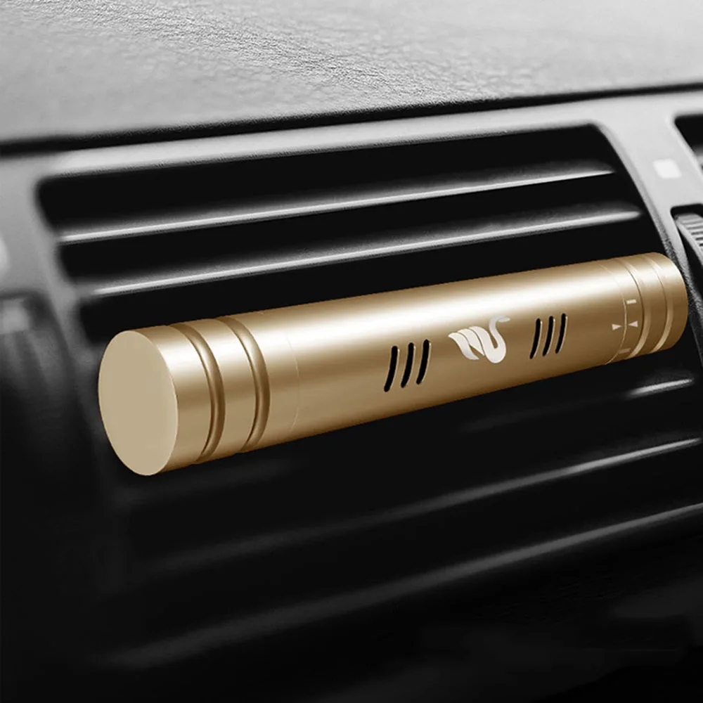 gold Ароматерапия Эфирные масла парфюмерные изделия освежитель воздуха автомобиля ароматерапия вентиляционное отверстие установки автомобильные аксессуары - Название цвета: gold