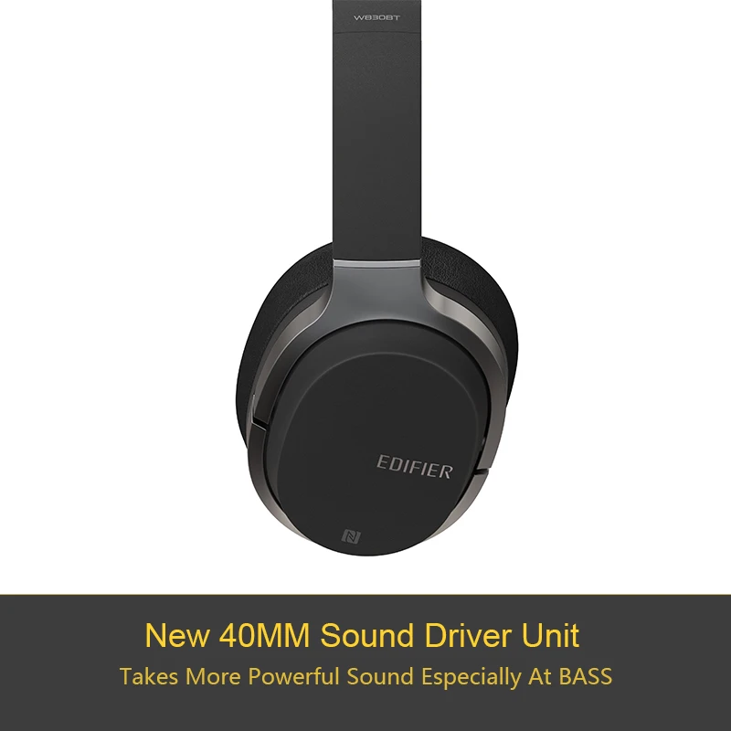 EDIFIER W830BT Hi Fi Bluetooth 4 1 наушники с микрофоном шумоизоляция Беспроводная bluetooth