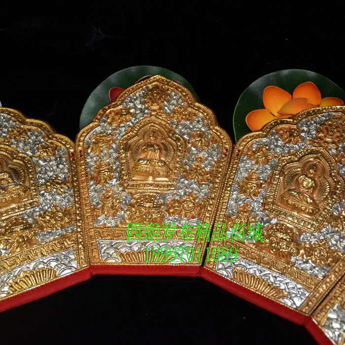 Из Непала Тибета guru Dharma мероприятия Позолоченные Liuyin five Buddha crown Tianyi Zhiguan
