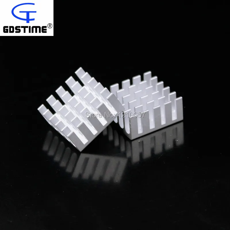 200 шт. 22x22x10 мм Серебристые алюминиевые радиаторы IC Chip Cooler Cooling Heatsink|cooling heatsink|heat