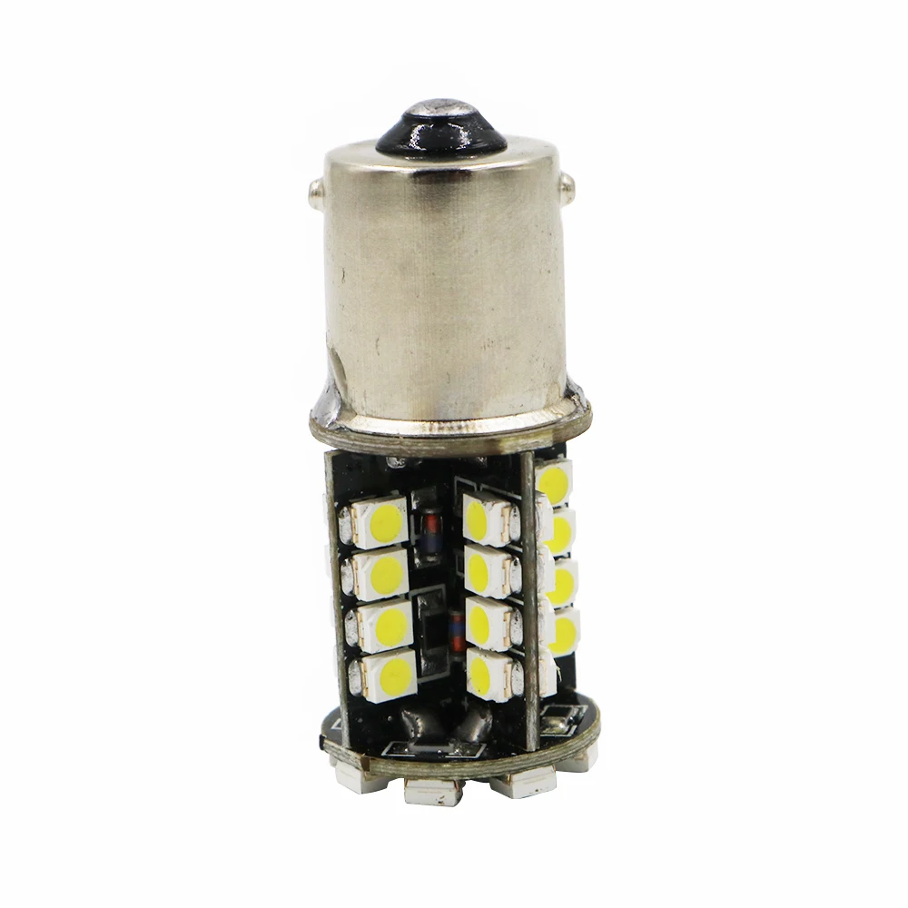 YSY 4pcs Canbus no error 1156 BA15S 1157 BAY15D 1210 3528 44 SMD LED Bulb Car Reverse Turn Headlight Driving Lamp 12V White | Автомобили и