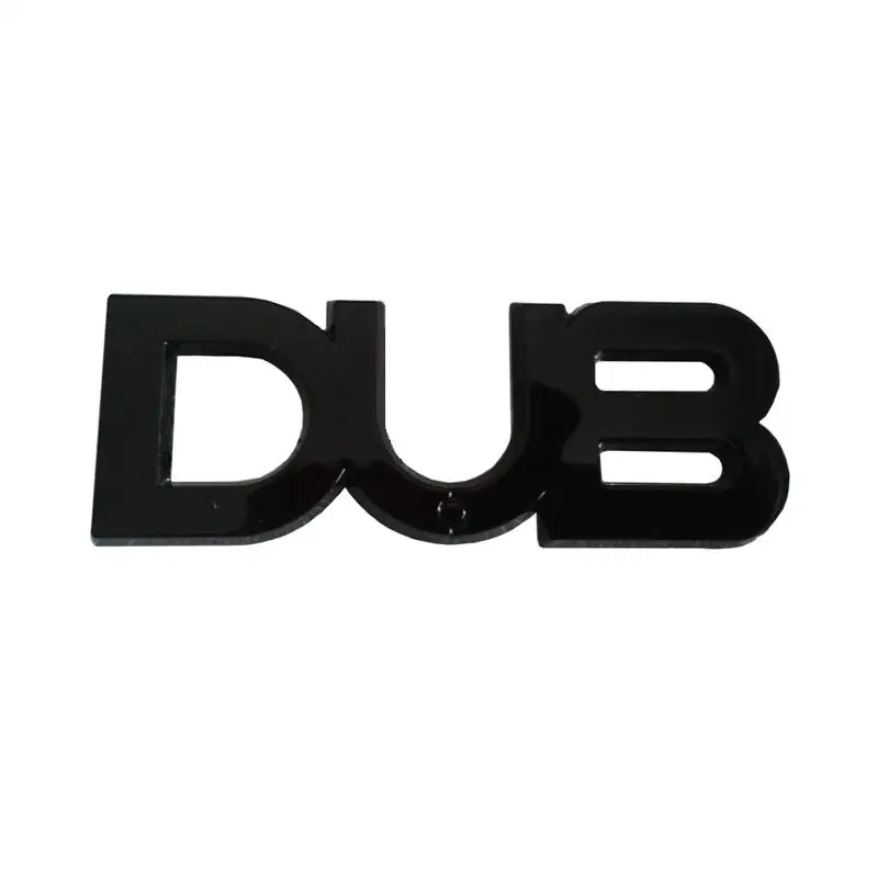 ABS пластик большой размер 105x39 мм DUB авто наклейки эмблемы значки