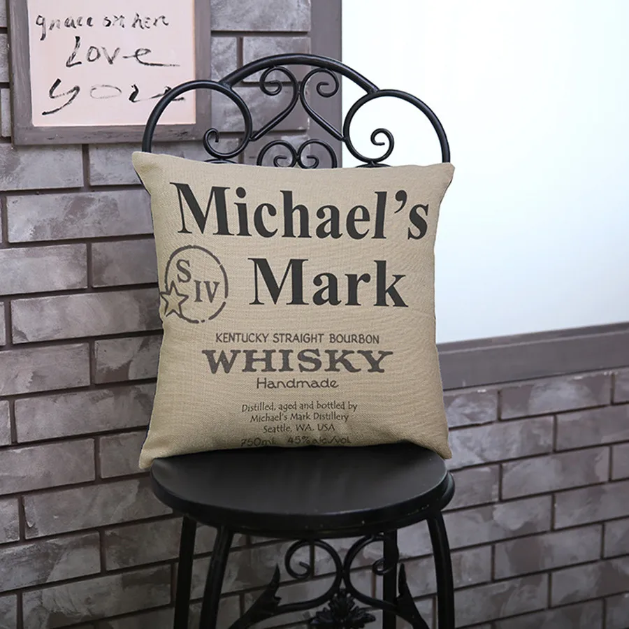 Черная классическая Подушка с надписью Love Sweet наволочка Express Greetings декоративная