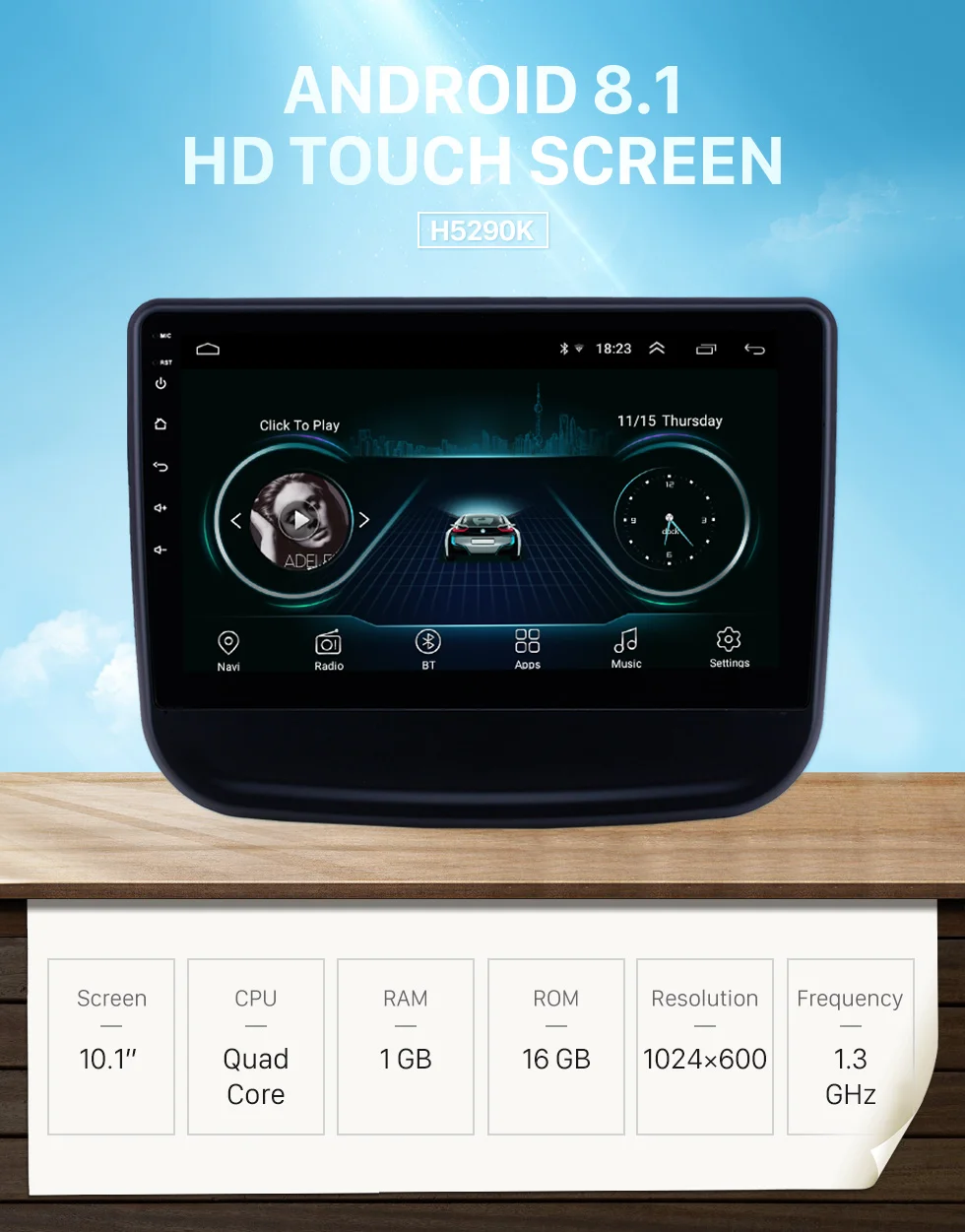 Seicane 10,1 дюймов Android 8,1 Автомобильный gps радио для- chevy Chevrolet Equinox с HD сенсорным экраном Поддержка Carplay TPMS 2din