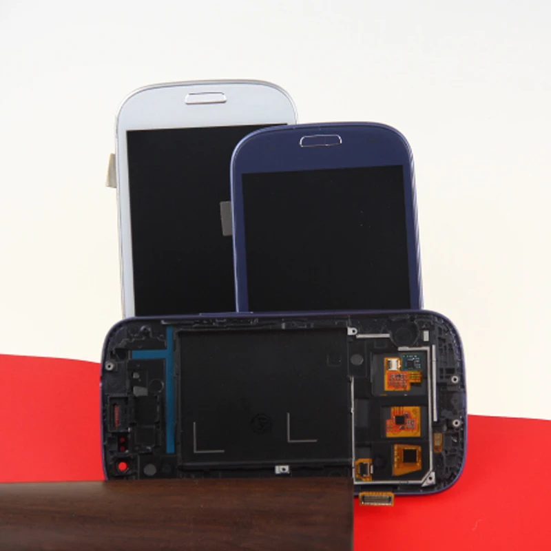 Для Samsung Galaxy S III S3 I9300 ЖК-дисплей сенсорный экран для телефона дигитайзер в сборе