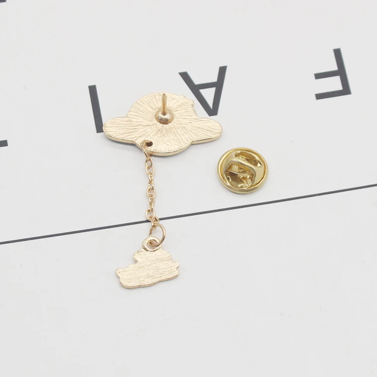 Женская Брошь в виде кошки со спутником большая эмалированная брошь с