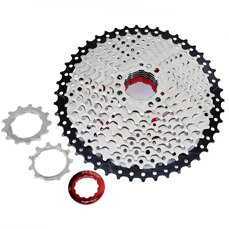 MTB 10 скорость 11-46T кассета велосипедная обгонная муфта Звездочка cdg 46T cog velocidade набор звездочек со встроенной трещоткой для горного велосипеда ультралегкий 549g VG Спорт