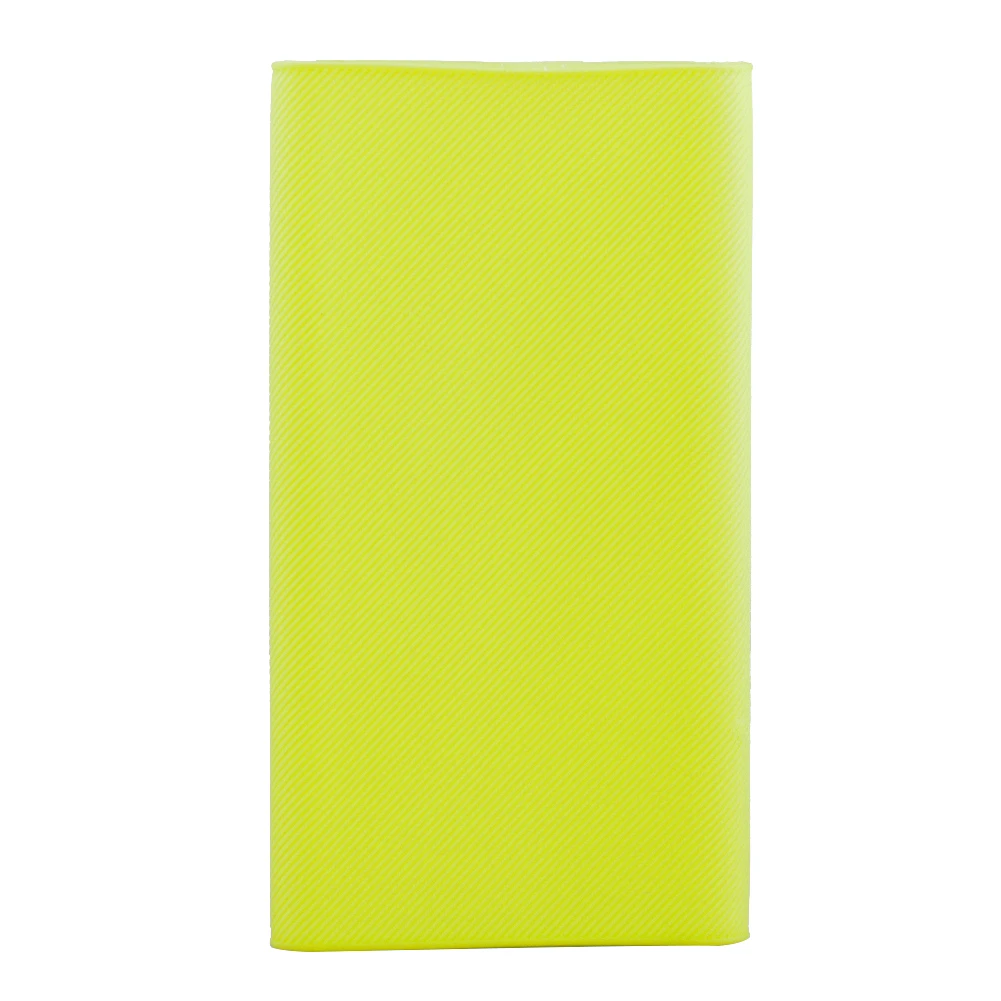 Green 13,5 см силиконовый защитный чехол для Xiaomi Mi PLM02ZM power Bank 10000 мАч старая версия Внешняя батарея, крышка - Цвет: Green