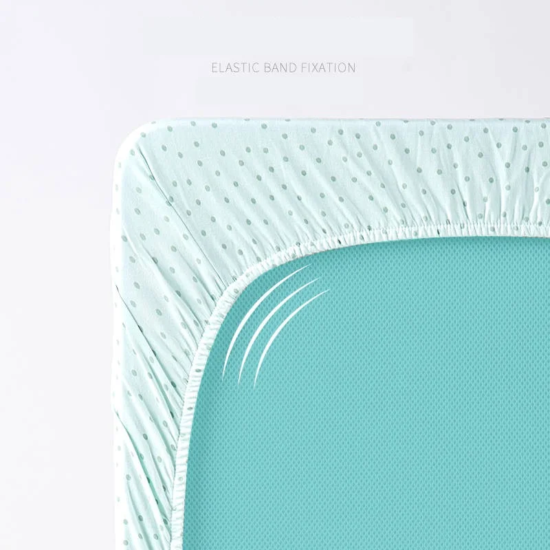Однотонные хлопковые простынь для детской кровати Портативный матрасный чехол