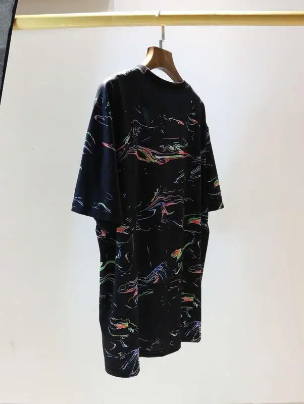 Новый Marcelo Burlon MB футболка Для мужчин женщин уличная общей печати летняя Harajuku