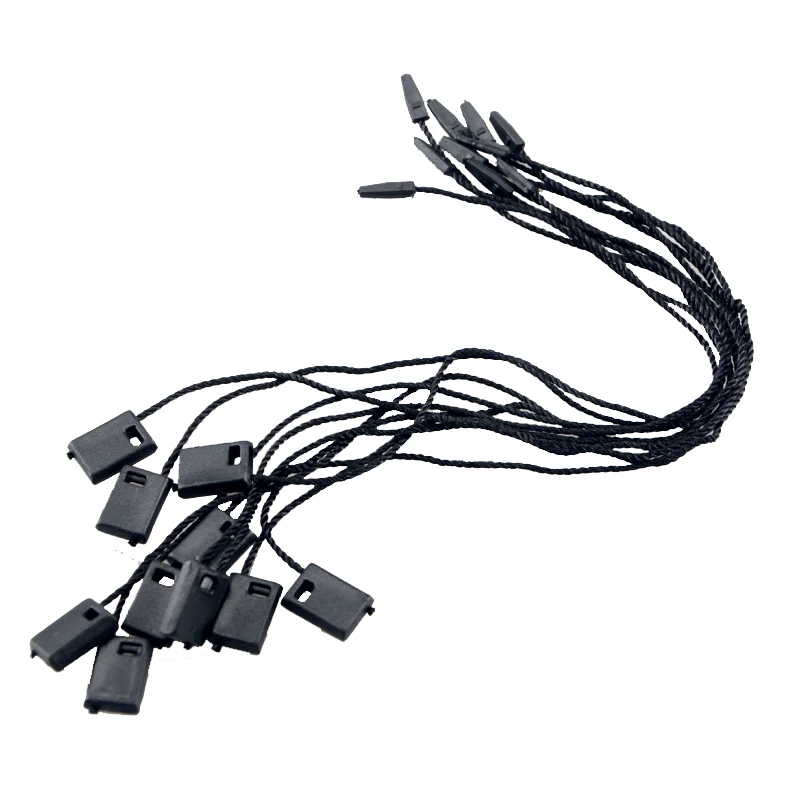 1000 шт./лот черная вешалка для одежды ценник или бирка печати NL848|string coupling|string