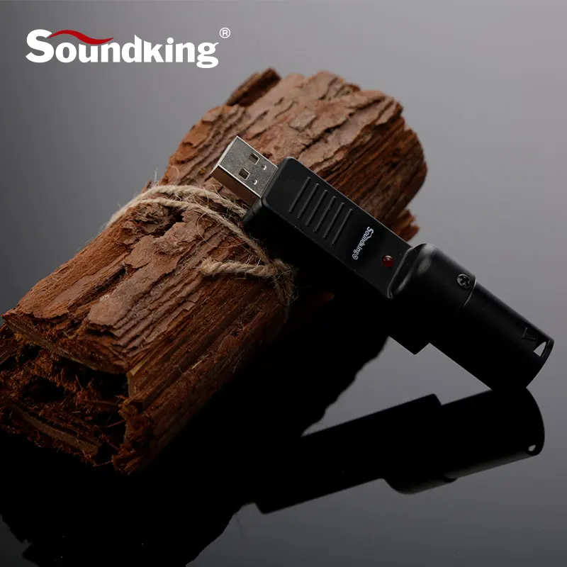 Soundking XLR (M) в USB конвертер для преобразования аудио файл на ПК сигнал