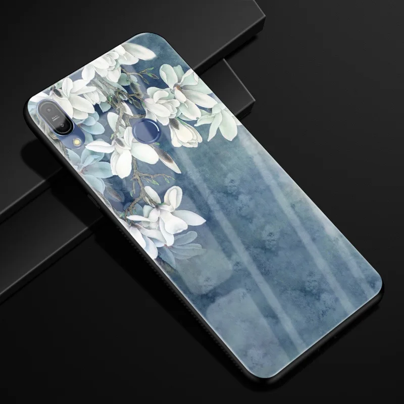 22 Для ASUS Zenfone Max Pro M1 ZB601KL ZB602KL чехол X00TD стеклянный силиконовый бампер Чехол Жесткий PC стекло задняя крышка ZB601KL чехол для телефона s - Цвет: 22