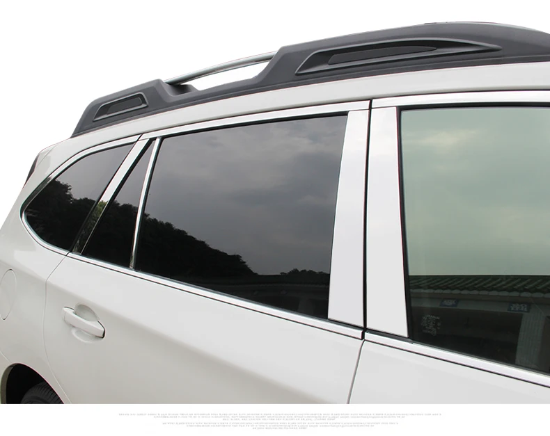 Lsrtw2017 304 нержавеющая сталь окна автомобиля планки для subaru outback для subaru forester 2013