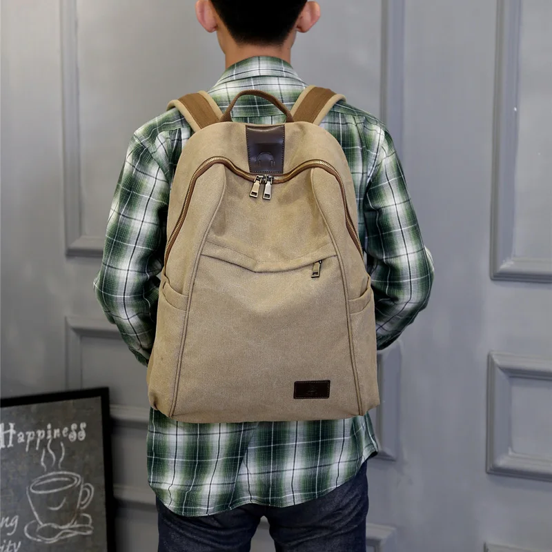 Рюкзак холст унисекс подходит для женщин девушек и девочек. мужские школьные